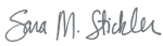 Sara Stickler's Signature