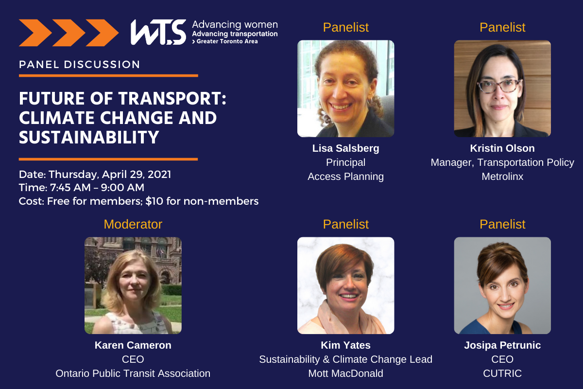 Future of Transport Panel Discussion: Climate Change and Sustainability ...
