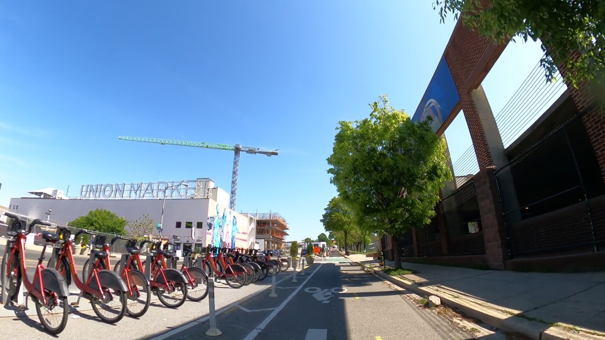 bicycles on street union market