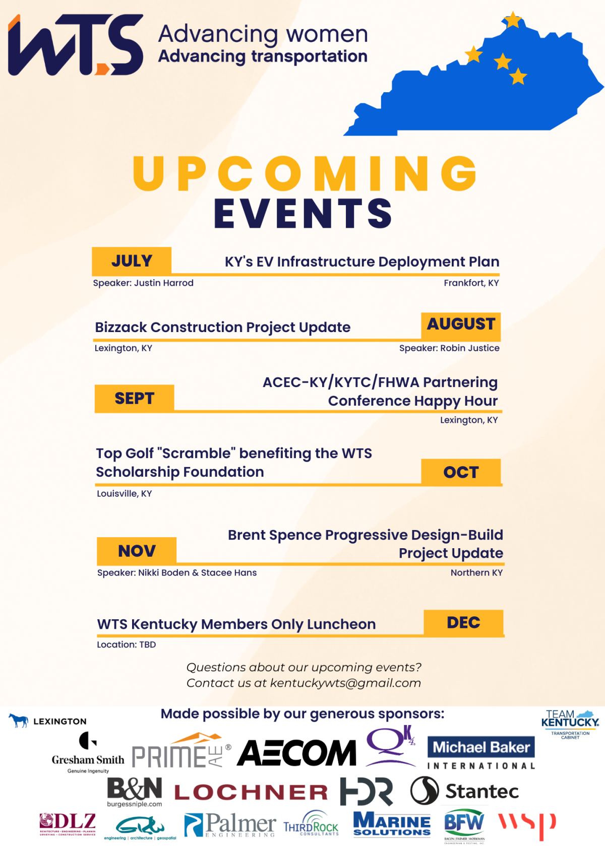 upcoming events