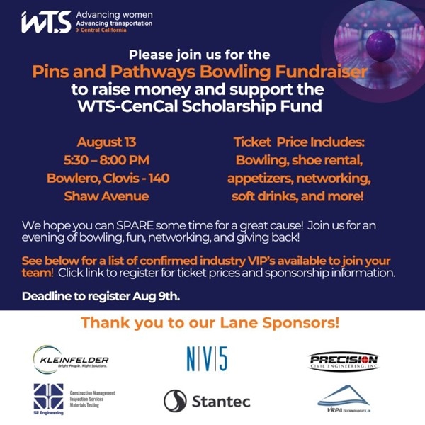 Pins & Pathways Fundraiser Tues Aug 13 2024