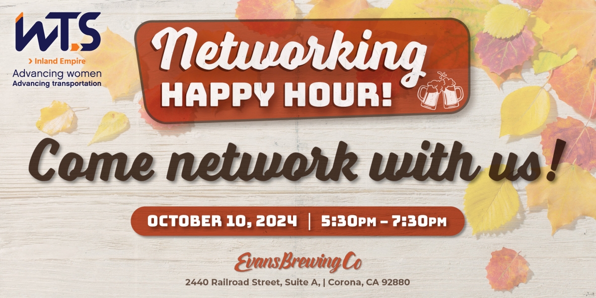 Fall Networking Happy Hour Flyer for WTS-IE