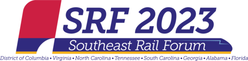 Logo for 2023 Southeast Rail Forum Conference