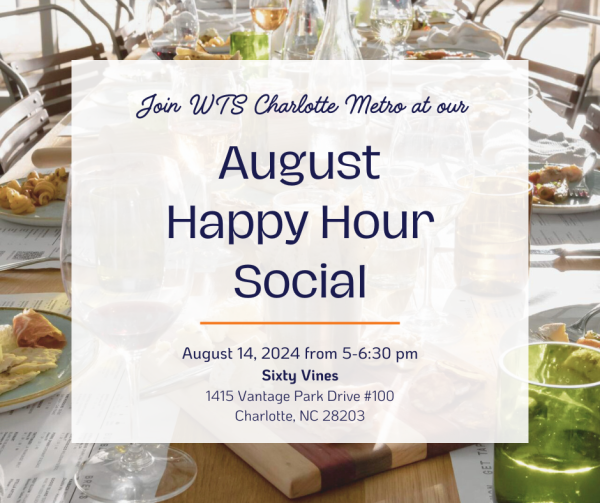 August 2024 Happy Hour Social at Sixty Vines