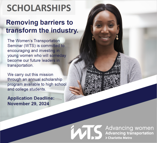 WTS Charlotte Chapter Scholarships Extended Deadline 2024