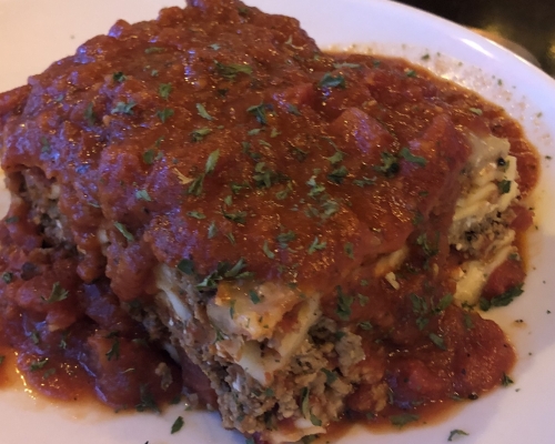 Old Spaghetti Factory Lasagna at Luncheon