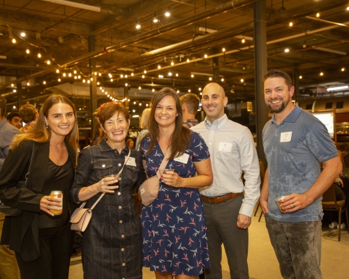 People enjoying the Summer Social