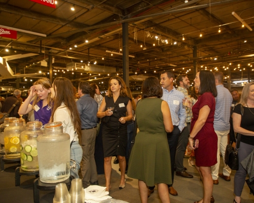 People enjoying the Summer Social