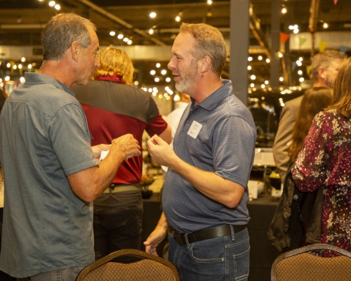 People enjoying the Summer Social