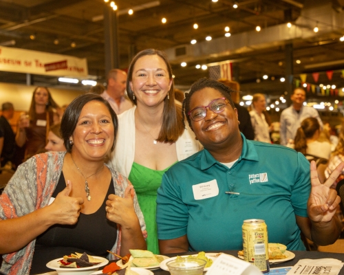 People enjoying the Summer Social